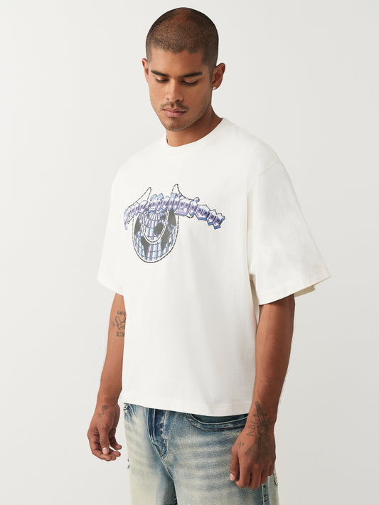 CHROME LOGO BOXY TEE