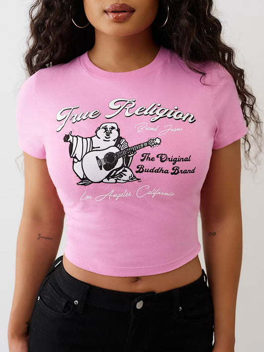 CURSIVE TR BUDDHA BABY TEE