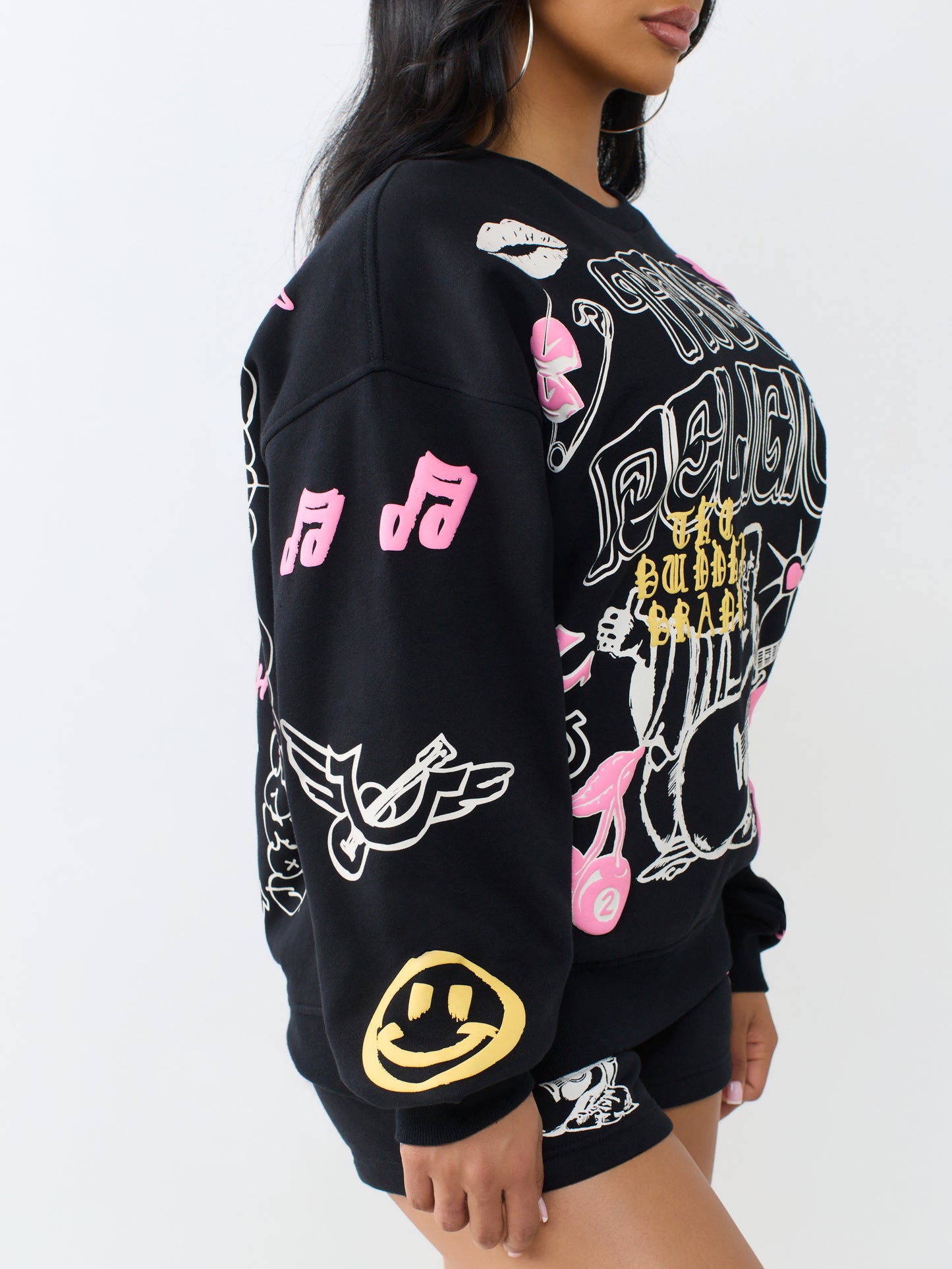 BRANDED AOP BF PULLOVER