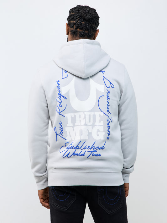 TR SCRIPT PUFF ZIP HOODIE