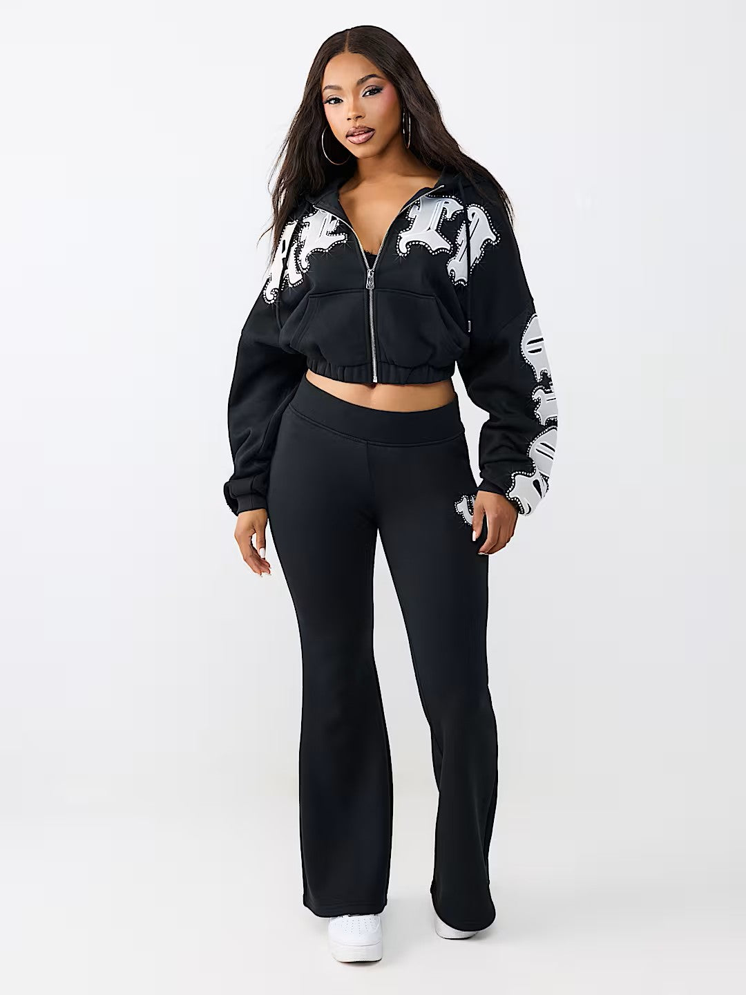 CRYSTAL PATCHED RELAXED GF ZIP
