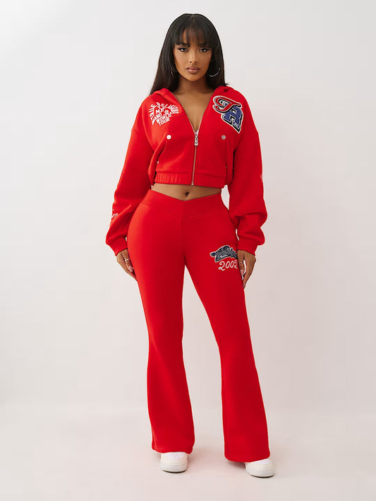 TR CRYSTAL V WB FLARE PANTS