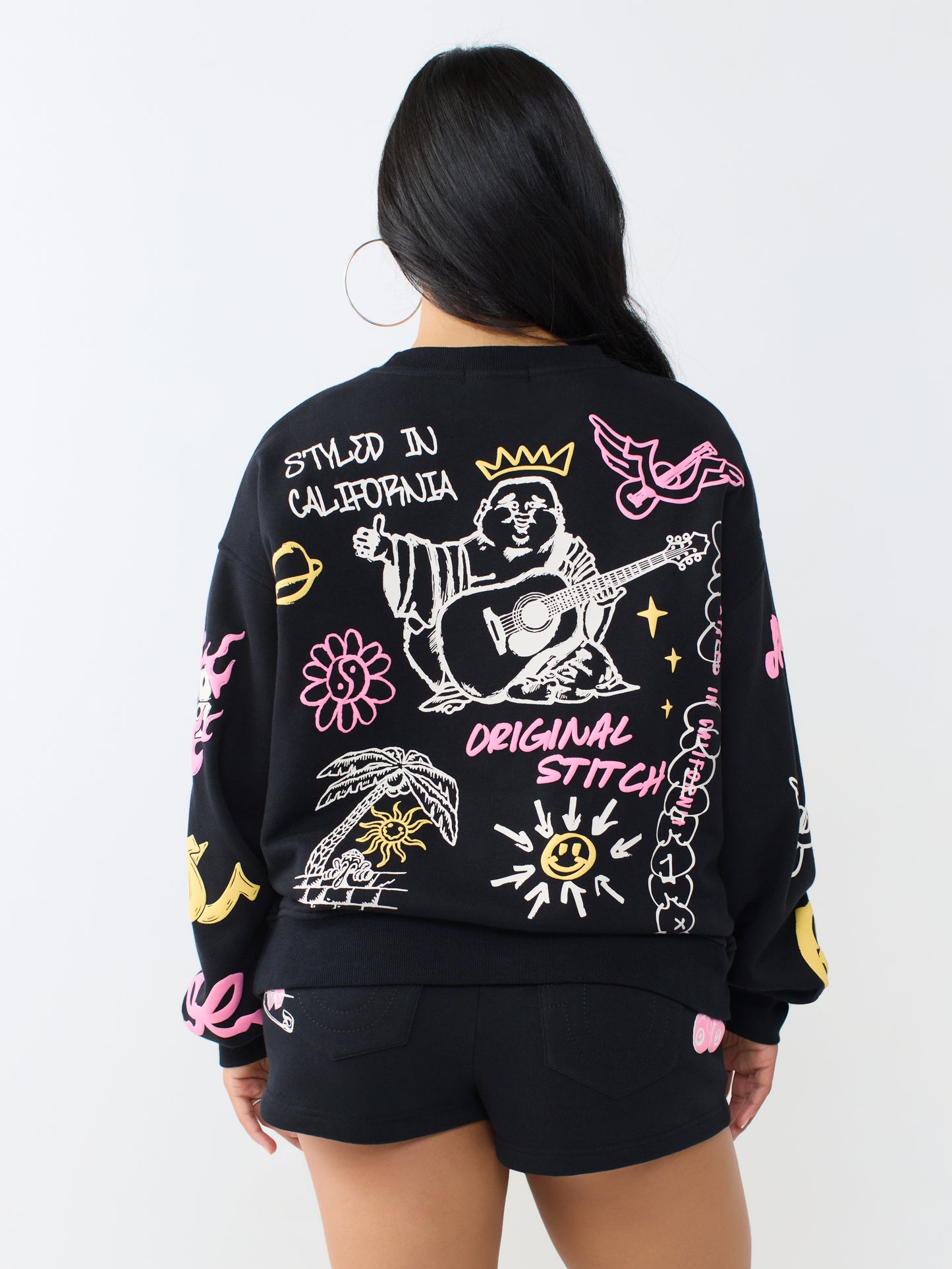 BRANDED AOP BF PULLOVER