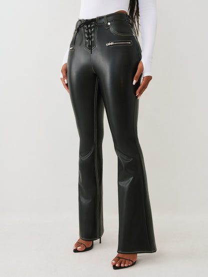 PU LACE UP CHARLIE HR FLARE