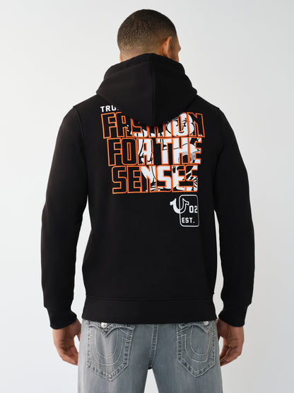 FASHION SENSES ZIP HOODIE