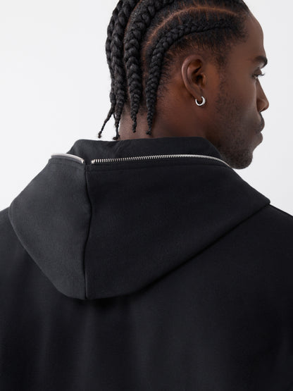 CRYSTAL SCRIPT BOXY ZIP UP