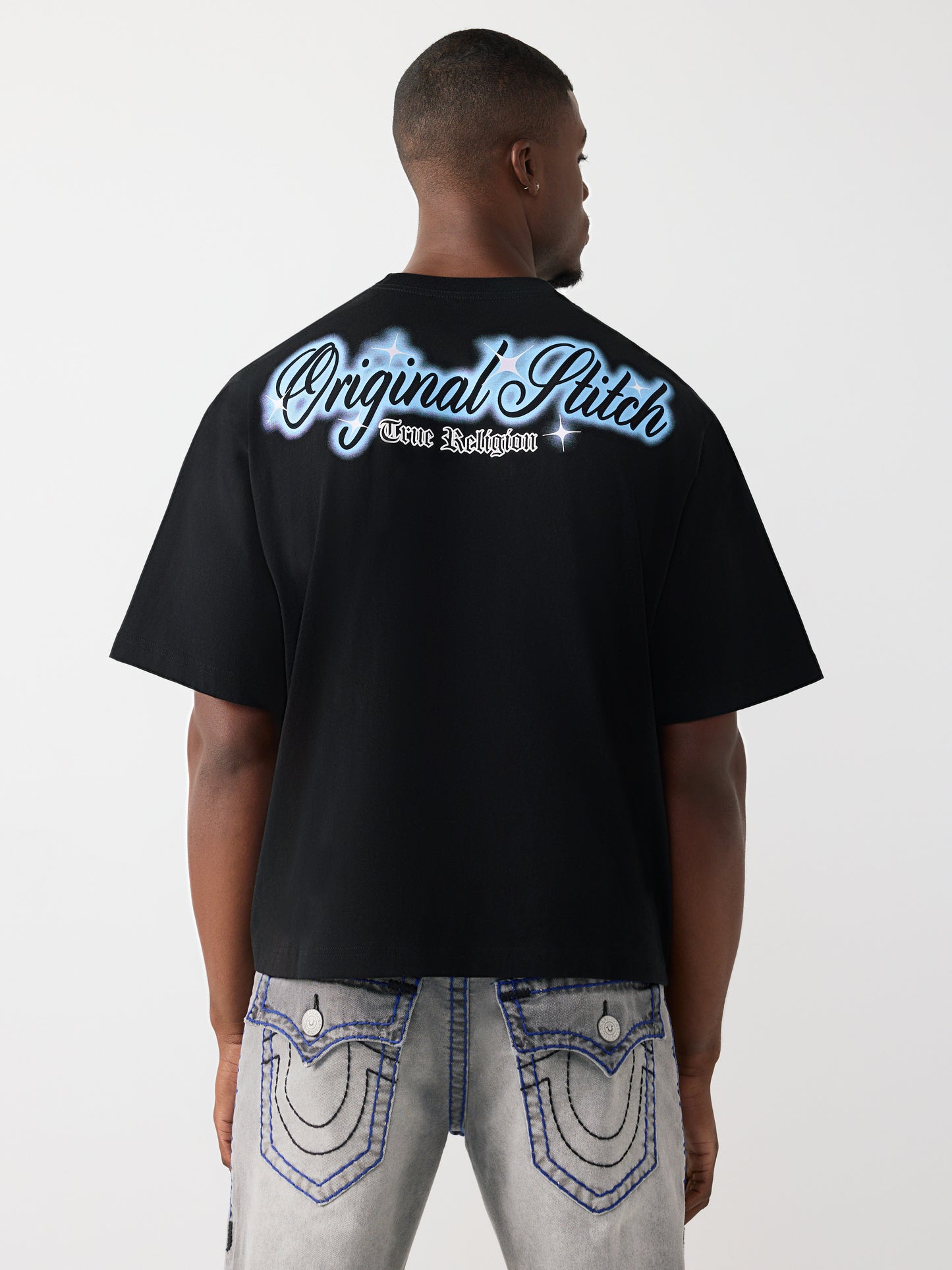 XL CRYSTAL LOGO BOXY TEE