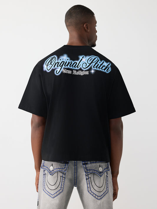 XL CRYSTAL LOGO BOXY TEE