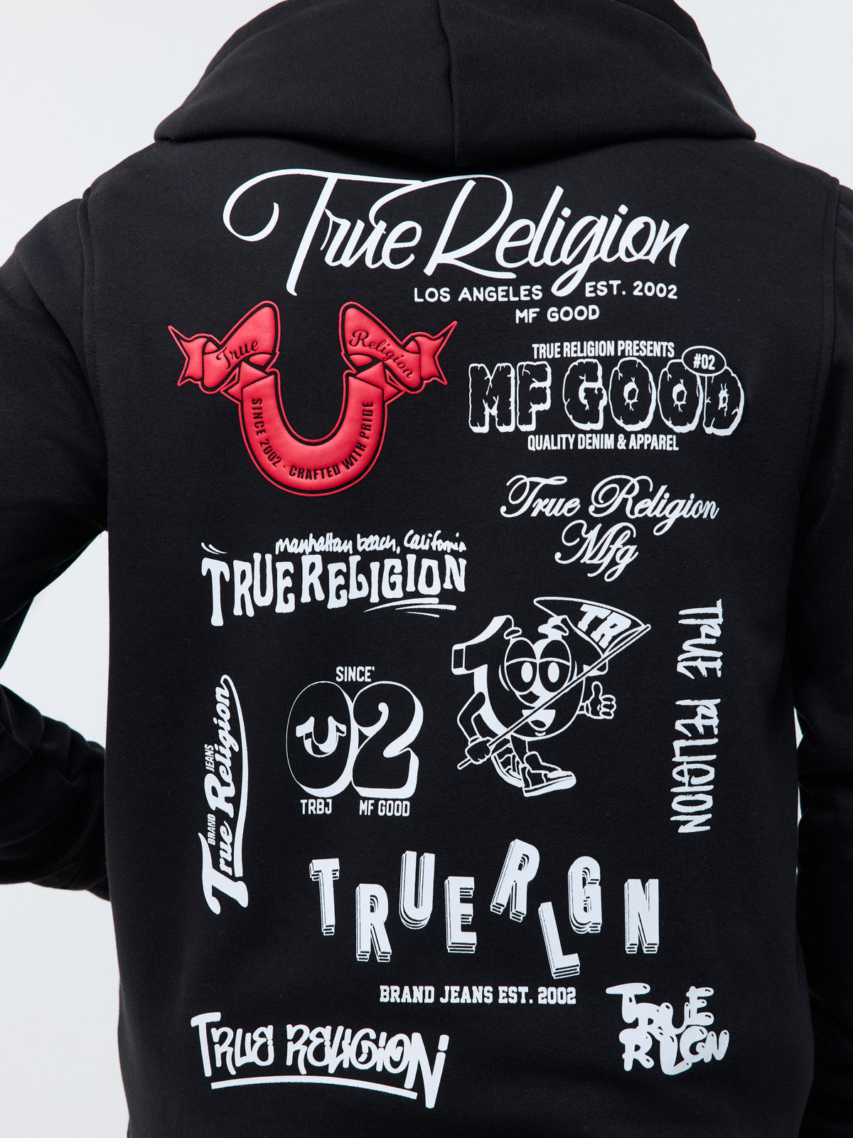 RIBBON SKETCH ZIP HOODIE