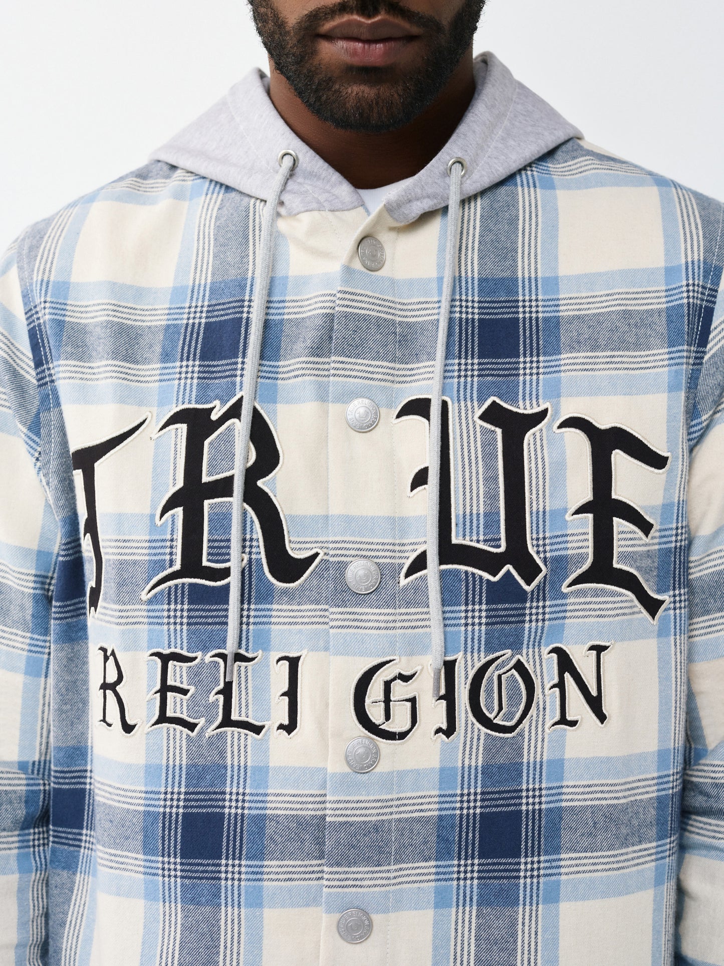 HOODED FLANNEL SHIRT