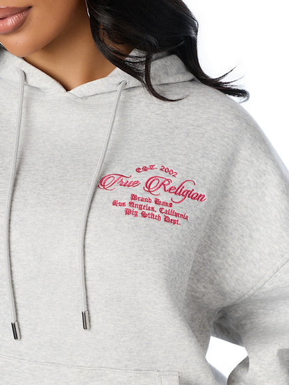 EMBROIDERED OVERSIZED HOODIE