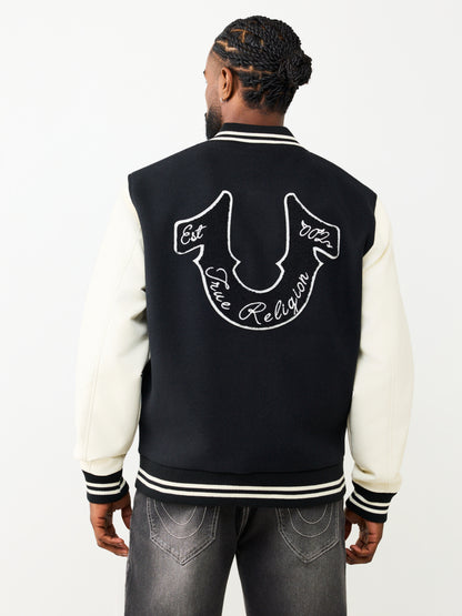 PROPERTY OF NONE WOOL VARSITY