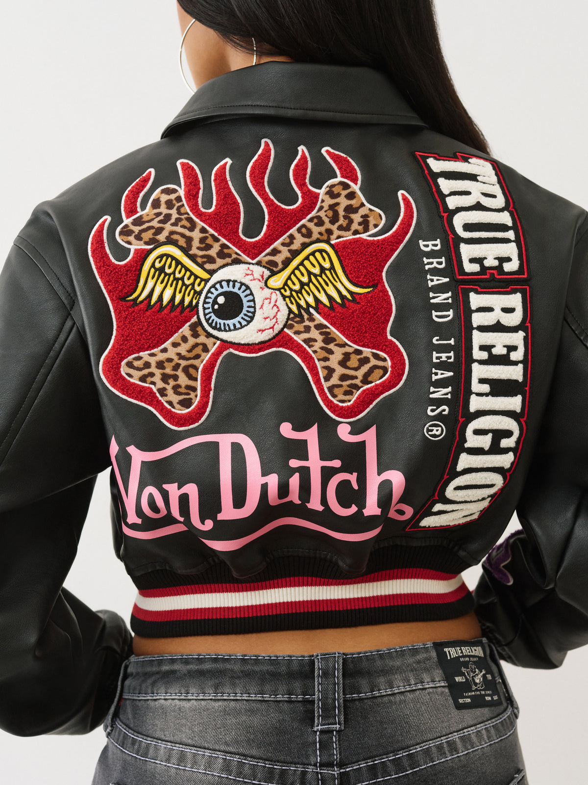 TRXVD SHRUNKEN VARSITY JACKET