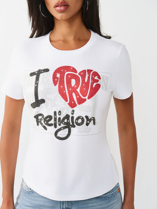 I LOVE TRUE CLASSIC CREW TEE