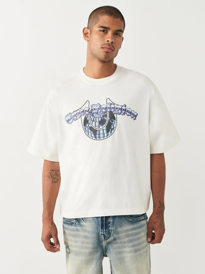 CHROME LOGO BOXY TEE