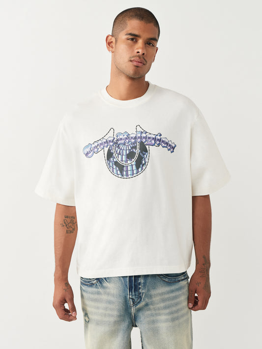 CHROME LOGO BOXY TEE