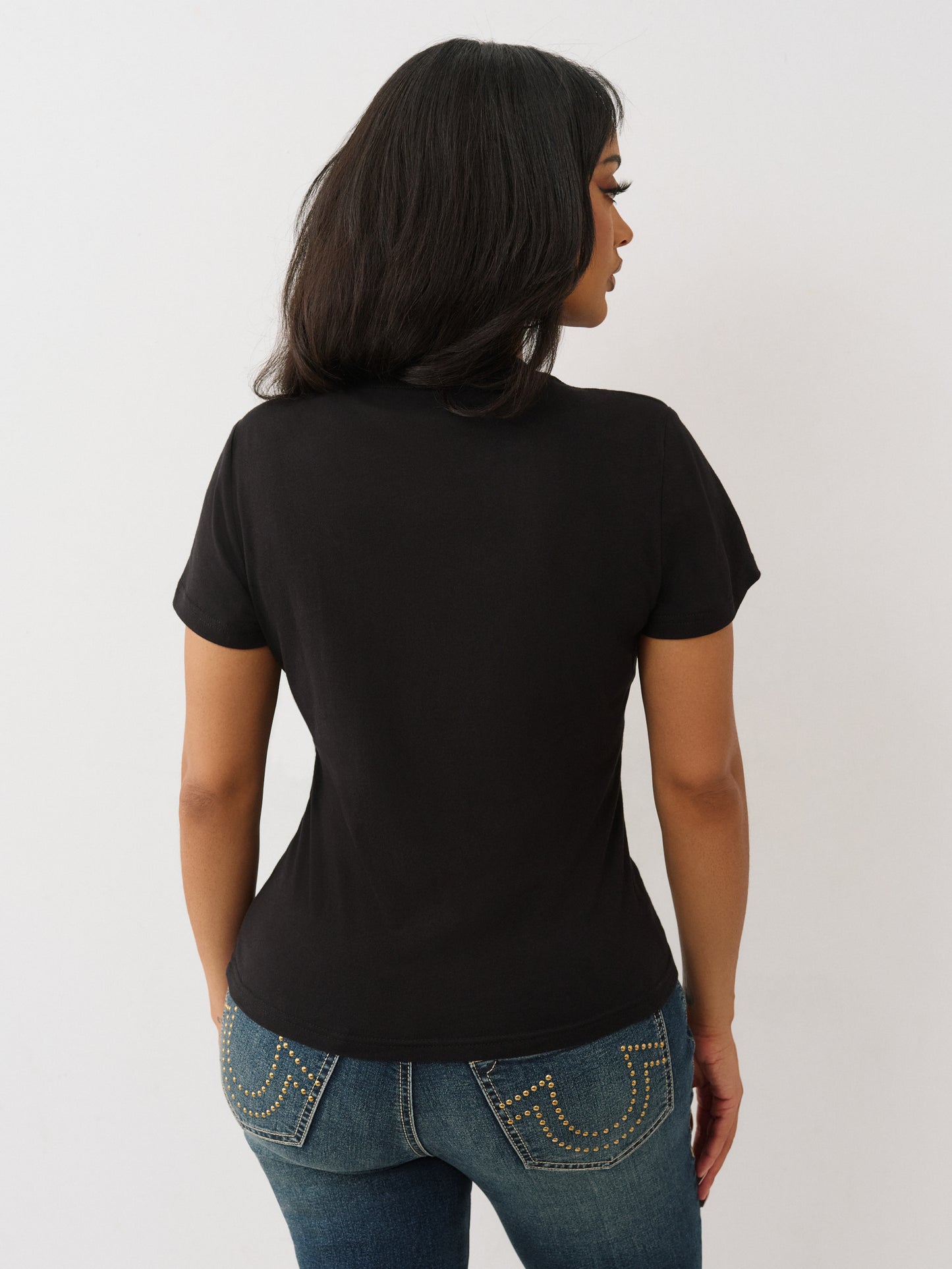 CRYSTAL SCRIPT CREW TEE