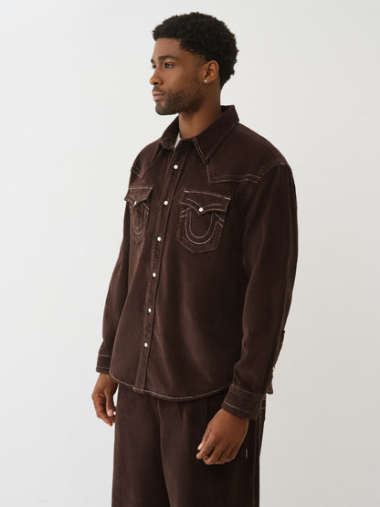 SN CORD WESTERN  SHIRT