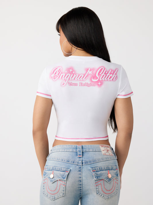CRYSTAL LOGO BABY TEE