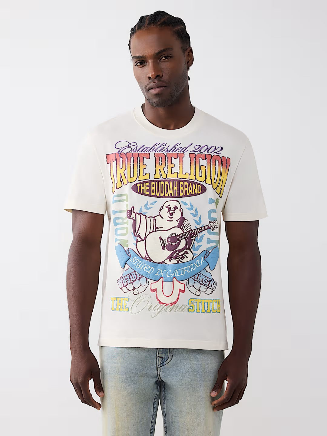 OG STITCH BUDDHA EMBRO TEE