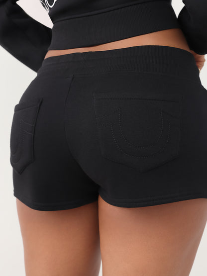 EMBROIDERED TIGER JOEY SHORTS