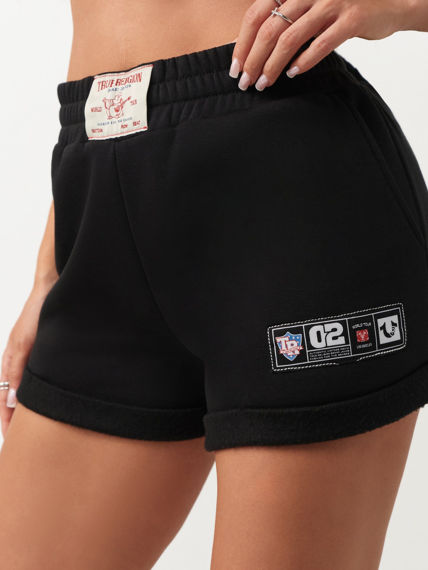 SPORTY  FOLDOVER PATCH SHORTS