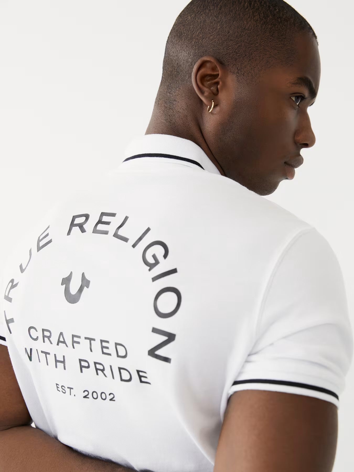 CRAFTED W PRIDE POLO