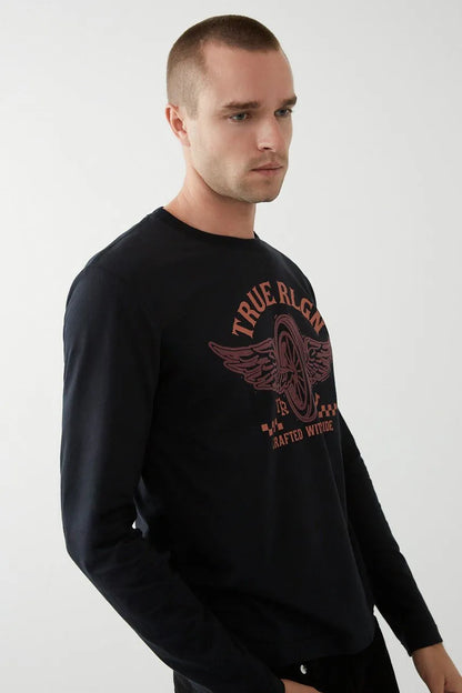 LONG SLEEVE LOGO TEE - TRUE RELIGION MEXICO