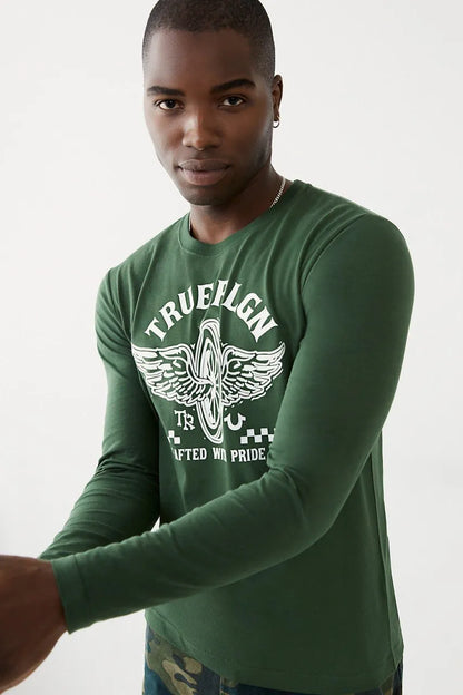 LONG SLEEVE LOGO TEE - TRUE RELIGION MEXICO