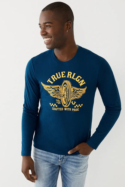 LONG SLEEVE LOGO TEE - TRUE RELIGION MEXICO