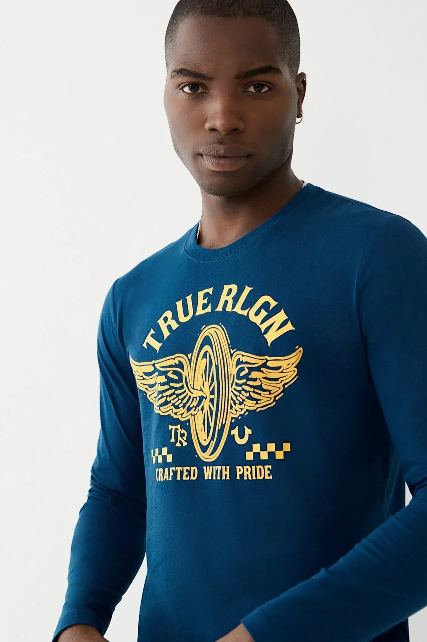 LONG SLEEVE LOGO TEE - TRUE RELIGION MEXICO