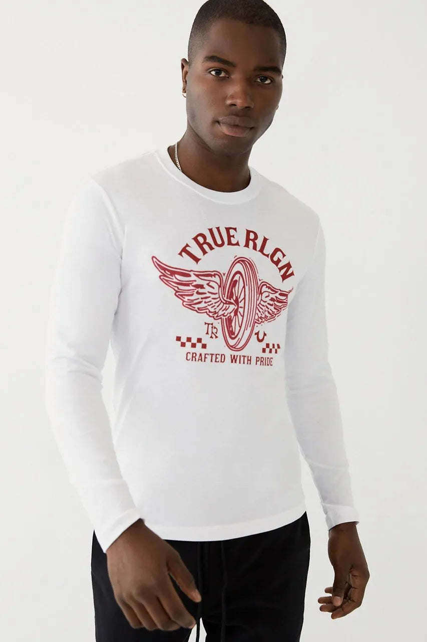 LONG SLEEVE LOGO TEE - TRUE RELIGION MEXICO