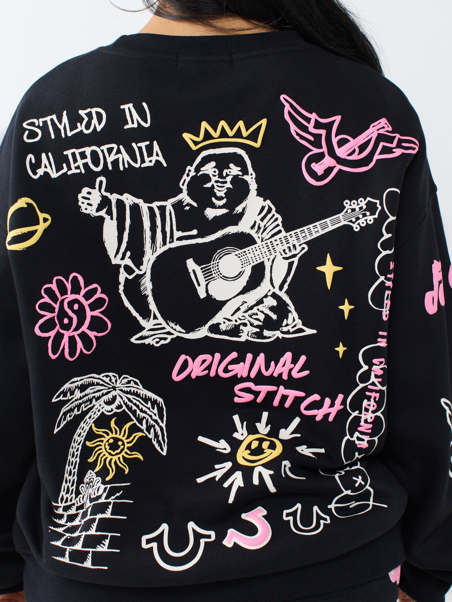 BRANDED AOP BF PULLOVER