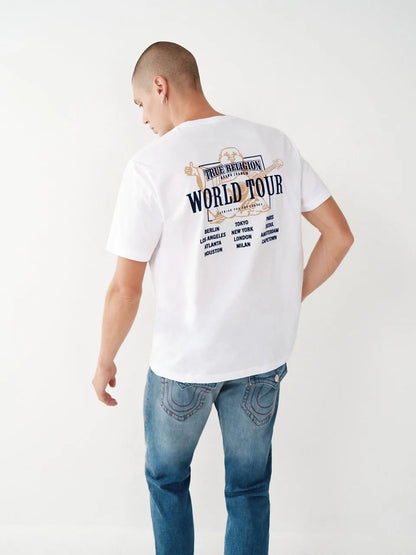 RELAXED WORLD TOUR TEE - TRUE RELIGION MEXICO