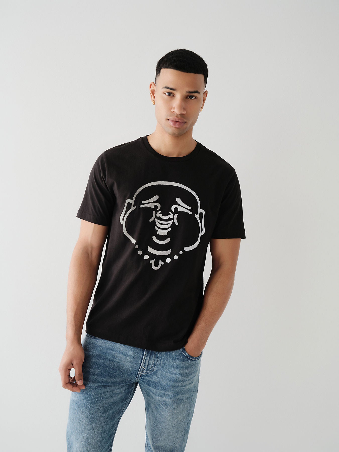 OMBRE BUDDHA FACE TEE