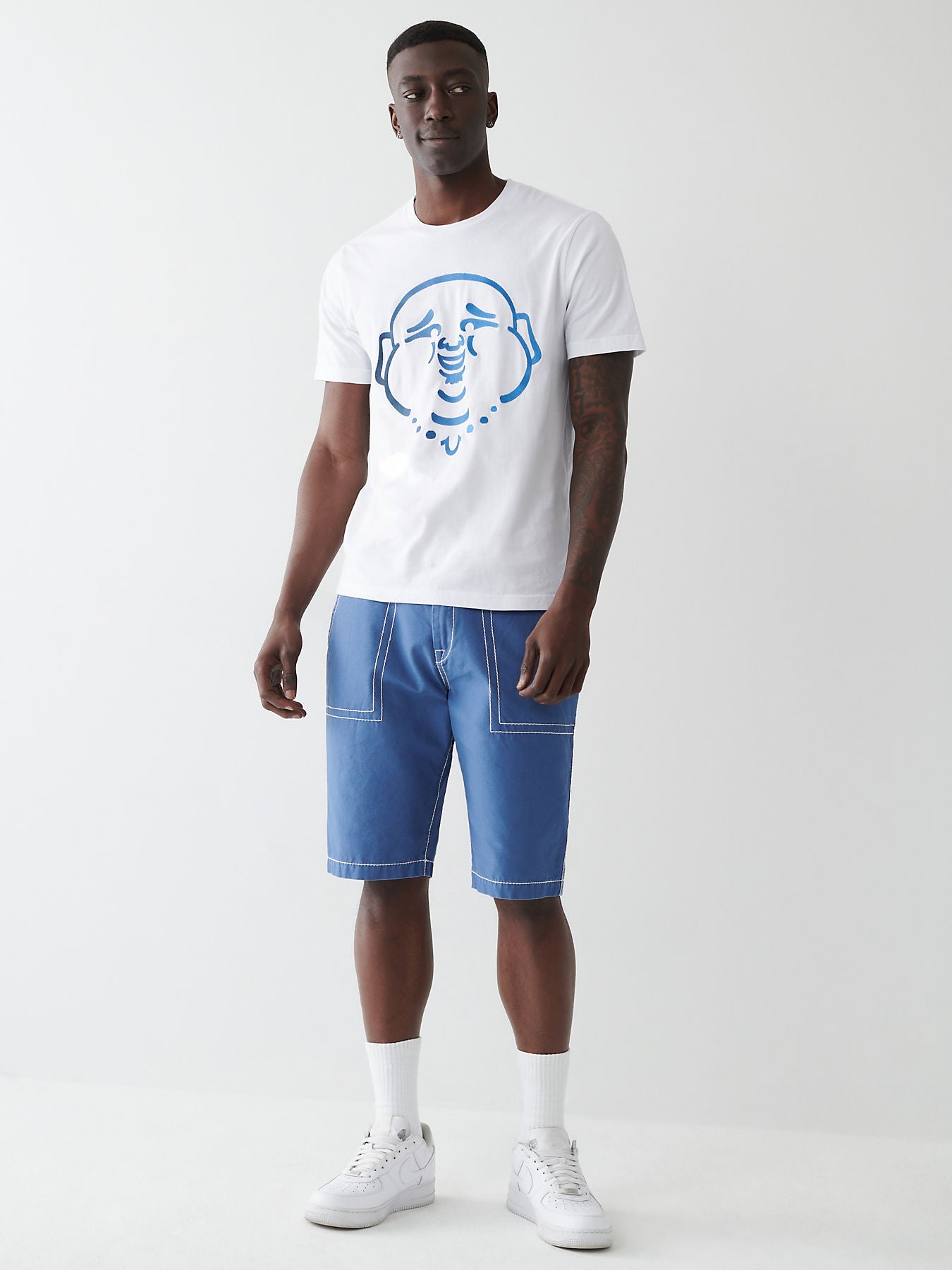 OMBRE BUDDHA FACE TEE