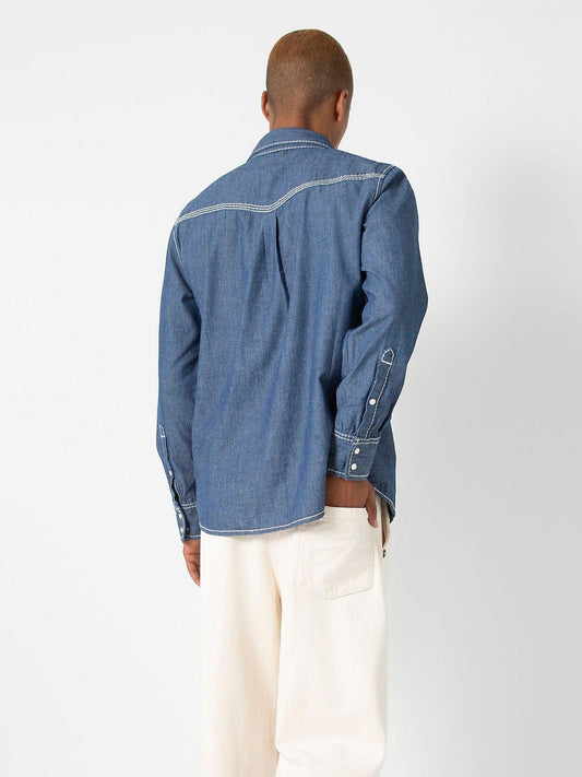 CHAMBRAY WESTERN SHIRT SAxTR - TRUE RELIGION MEXICO