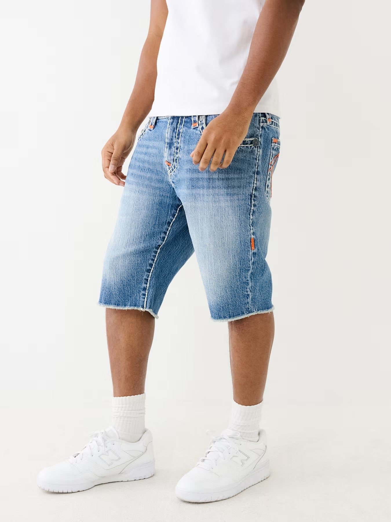 RICKY SHORT NF FRAY HEM