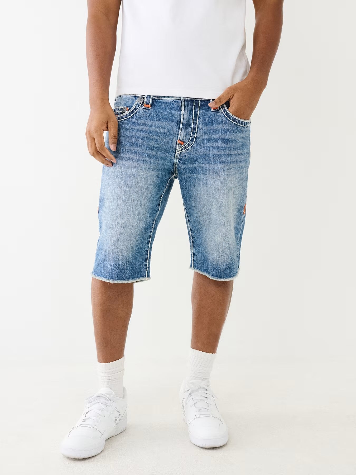 RICKY SHORT NF FRAY HEM