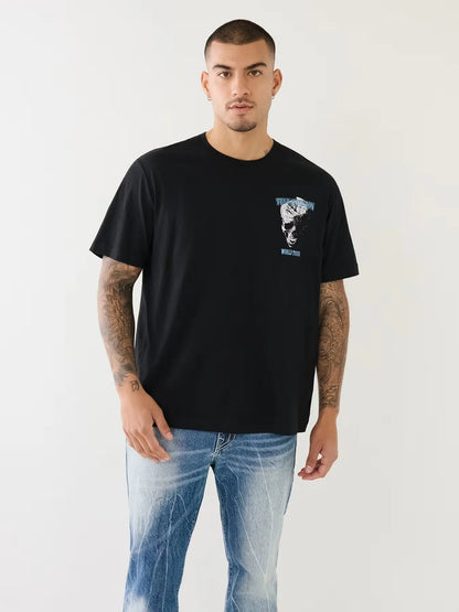 RELAXED SKULL WT FOIL TEE - TRUE RELIGION MEXICO