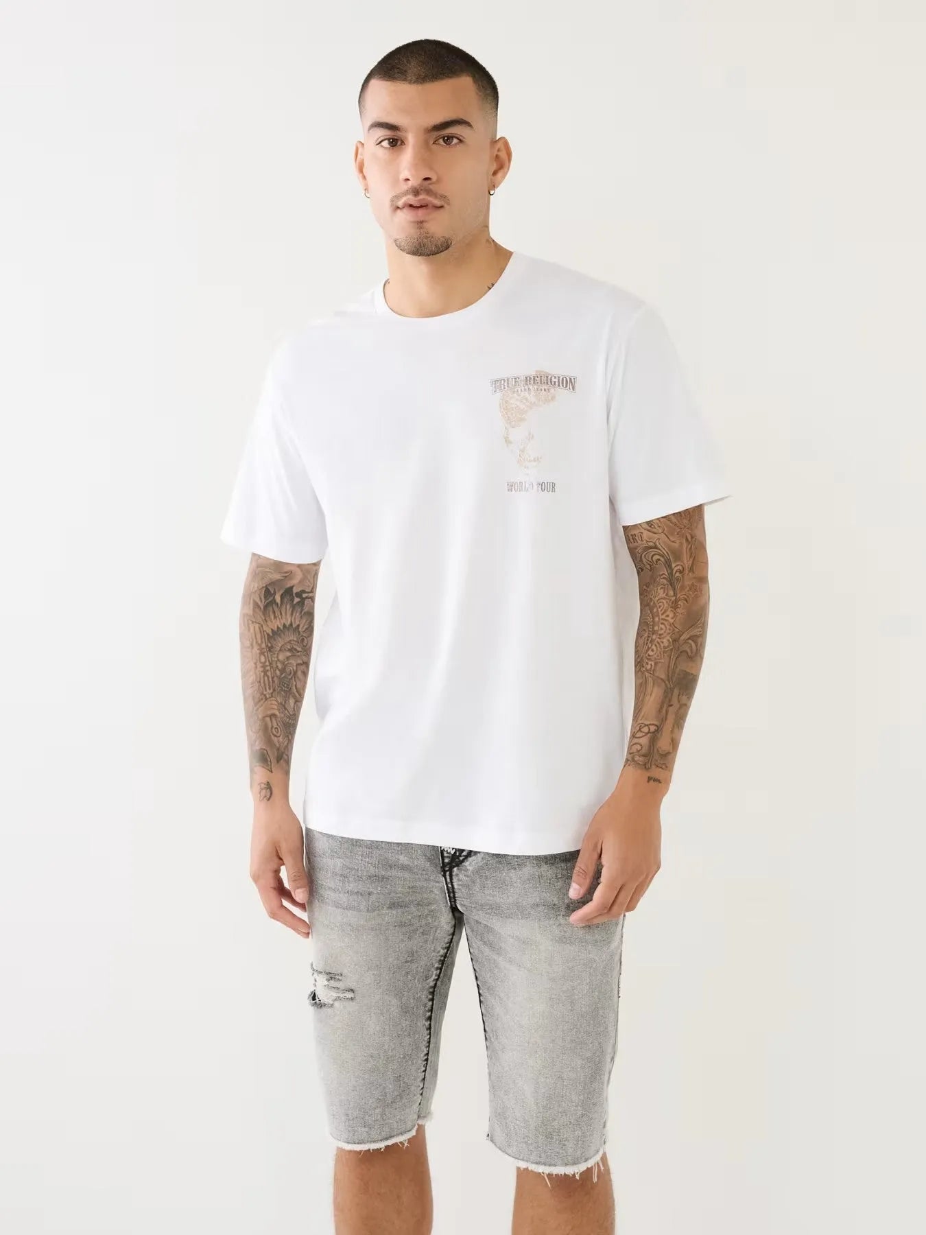 RELAXED SKULL WT FOIL TEE - TRUE RELIGION MEXICO