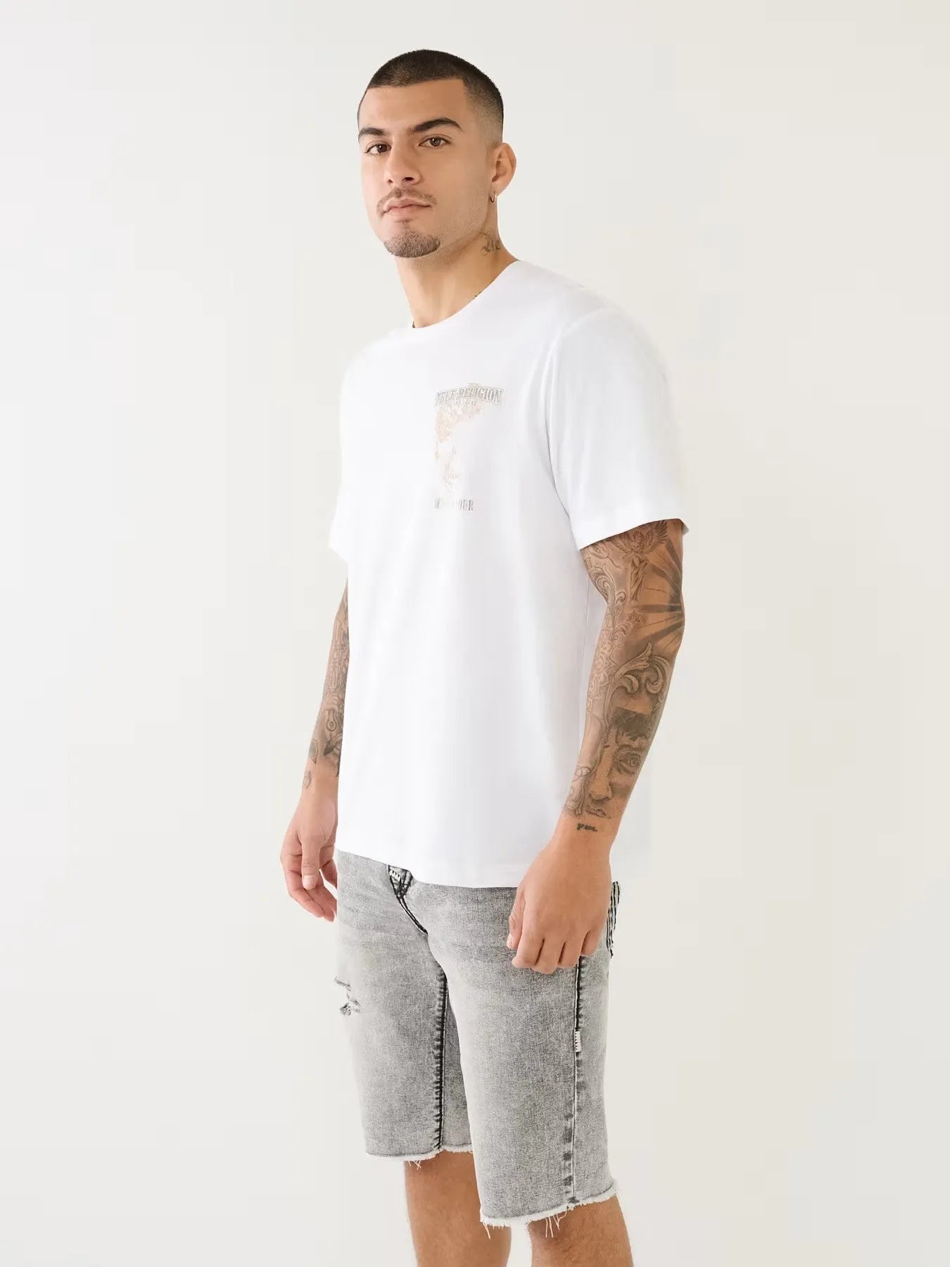 RELAXED SKULL WT FOIL TEE - TRUE RELIGION MEXICO