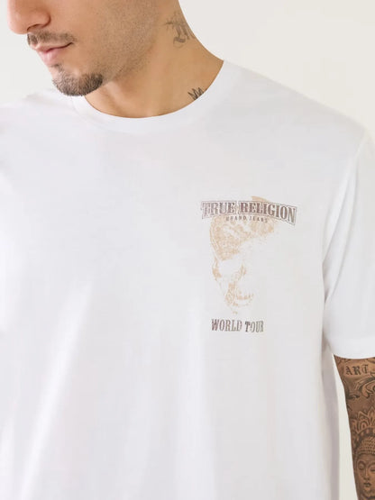 RELAXED SKULL WT FOIL TEE - TRUE RELIGION MEXICO