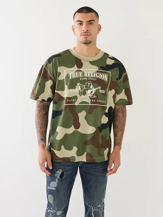 DROP SHOULDER SRS CAMO TEE - TRUE RELIGION MEXICO