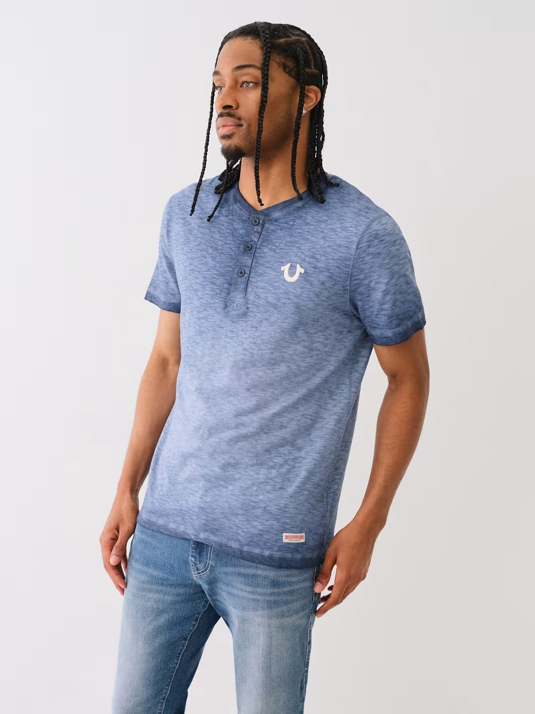 SS DYED EMBRO HENLEY