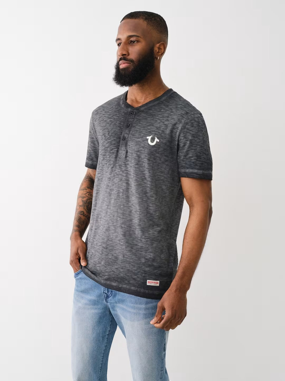 SS DYED EMBRO HENLEY