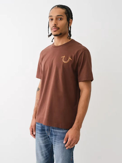 RELAXED RAINBOW EMBRO TEE - TRUE RELIGION MEXICO