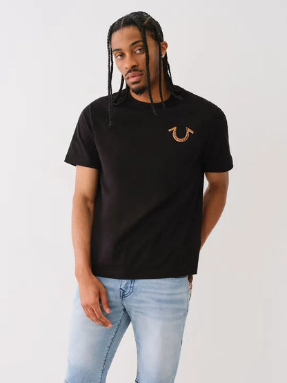 RELAXED RAINBOW EMBRO TEE - TRUE RELIGION MEXICO