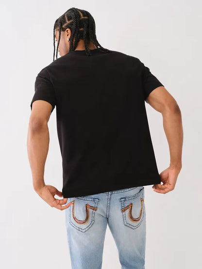 RELAXED RAINBOW EMBRO TEE - TRUE RELIGION MEXICO