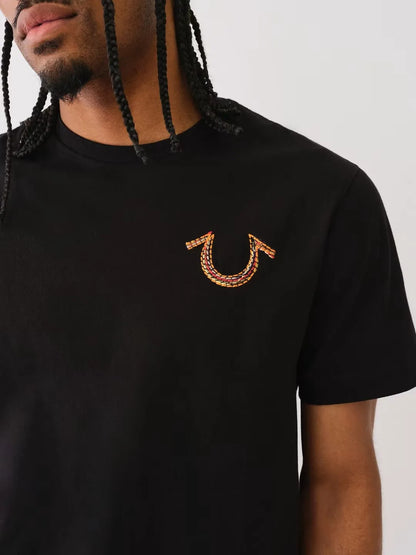 RELAXED RAINBOW EMBRO TEE - TRUE RELIGION MEXICO